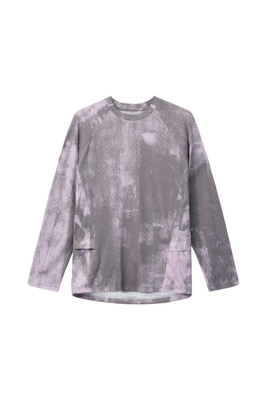 Flowprint Quick-dry Long-sleeve T-shirt — Dusk Gray