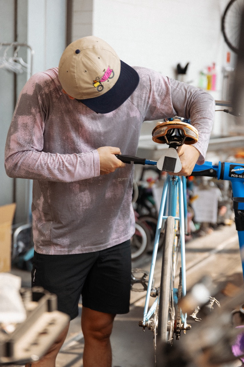 Flowprint Quick-dry Long-sleeve T-shirt — Dusk Gray