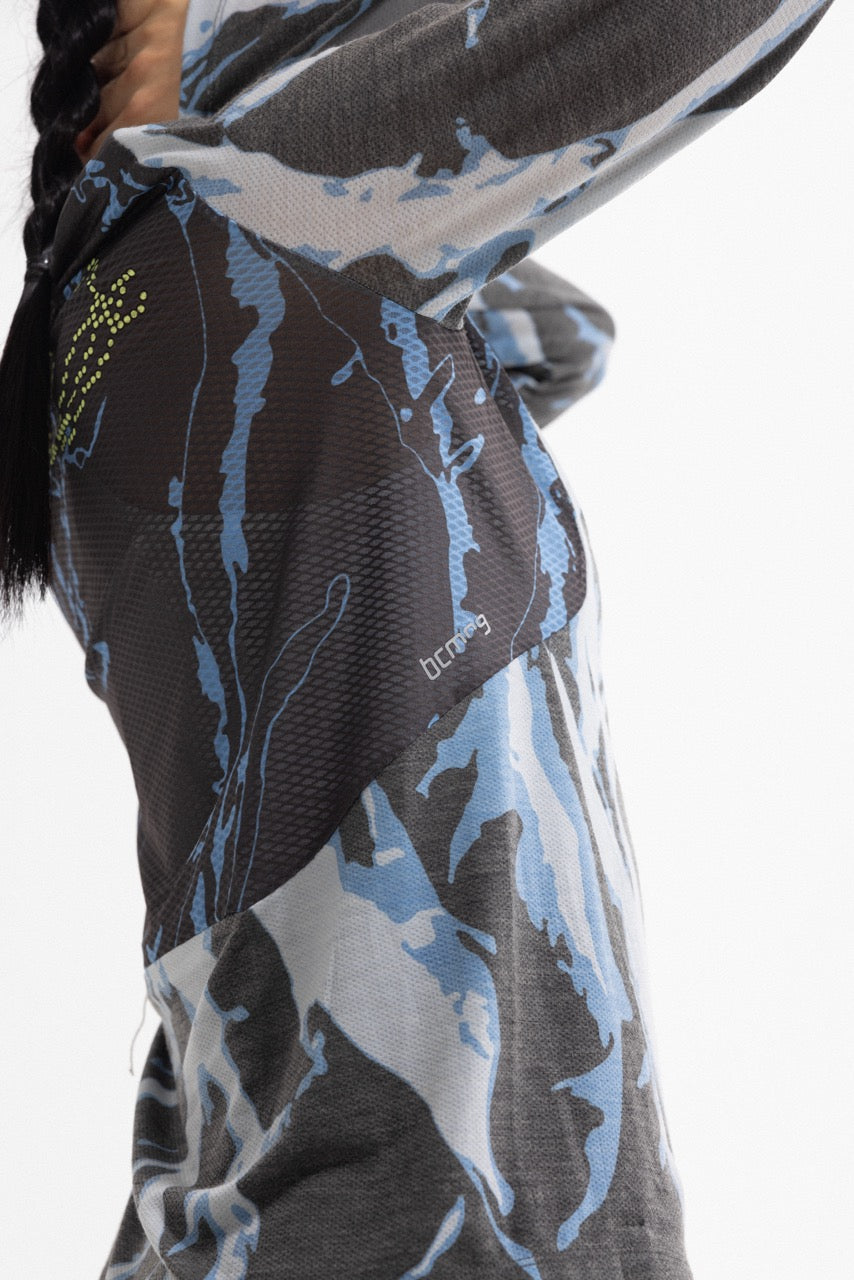 Voyage Packable Merino Jersey — Glacier Moss