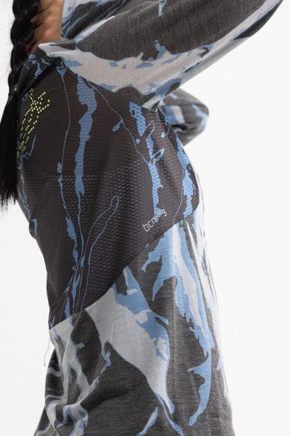 Voyage Packable Merino Jersey — Glacier Moss