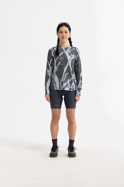Voyage Packable Merino Jersey — Glacier Moss