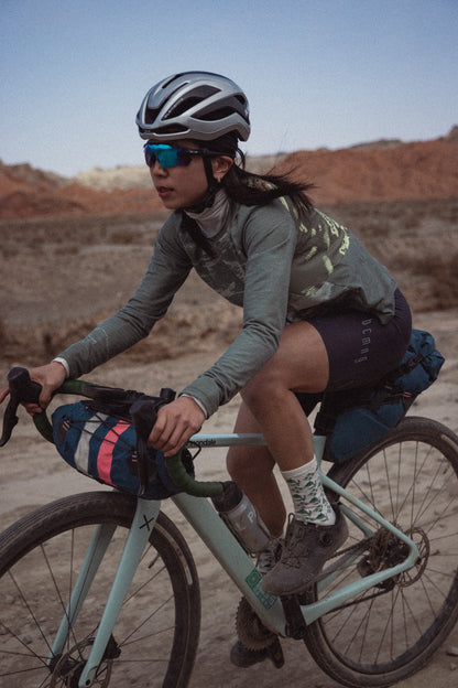 Voyage Packable Merino Jersey — Kelp Green