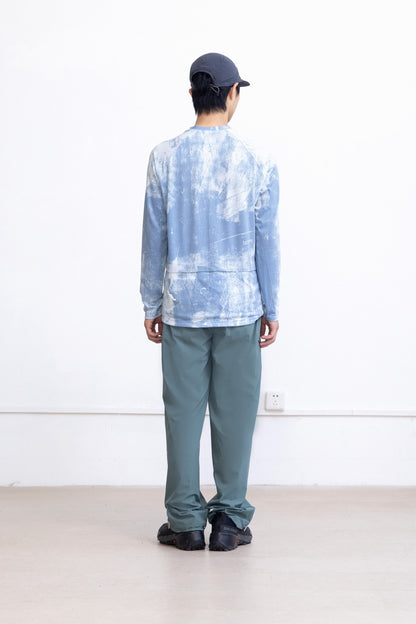 Flowprint Quick-dry Long-sleeve T-shirt — Seasalt Blue